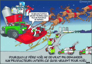 Christmas Wishlist farmers comic - French