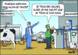 Milking Beans Comic - French